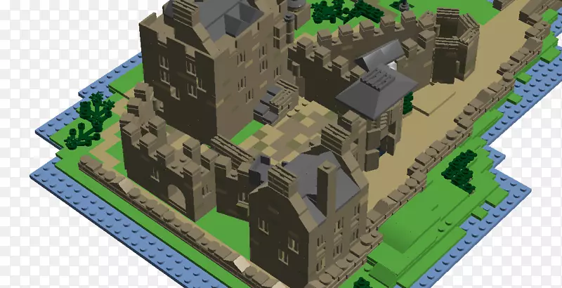 埃里安多南城堡苏格兰建筑城市设计