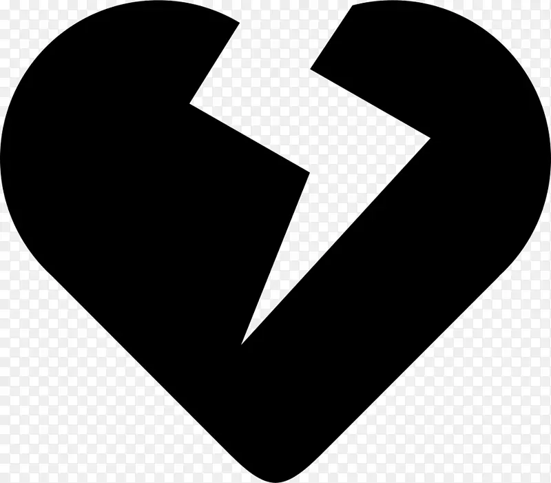 心碎图形计算机图标符号心脏