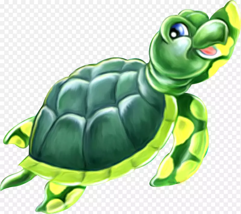绿海龟爬行动物形象图-海龟