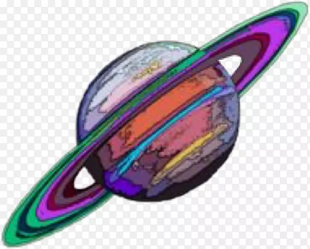 土星：环行星贴纸环系统-行星