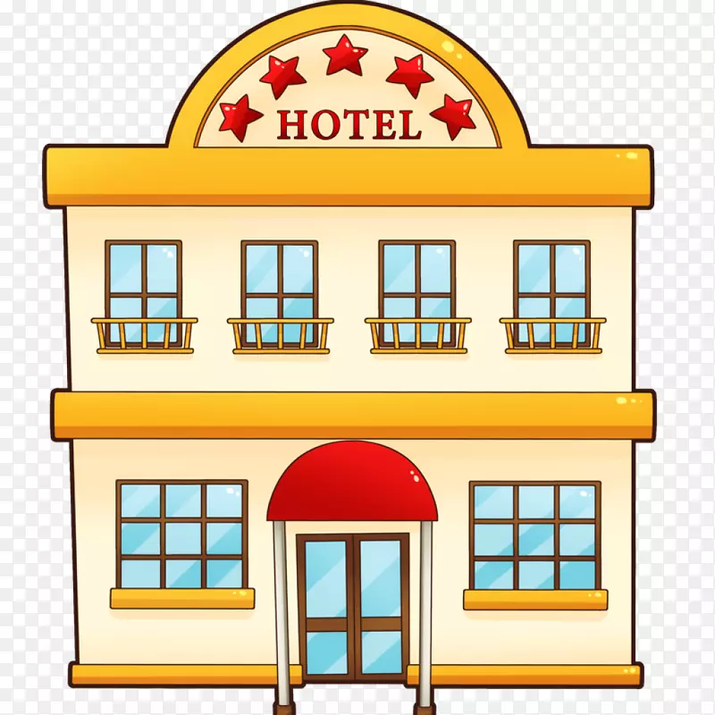 剪贴画酒店旧式框架形象汽车旅馆-酒店PNG图片素材下载_图片编号6401707-PNG素材网