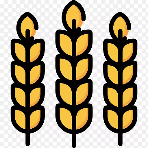 管理食品图形小麦版税-免费垂直耕作