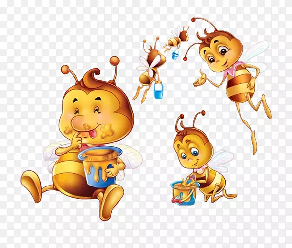 蜜蜂剪贴画png图片图像绘制.BEE