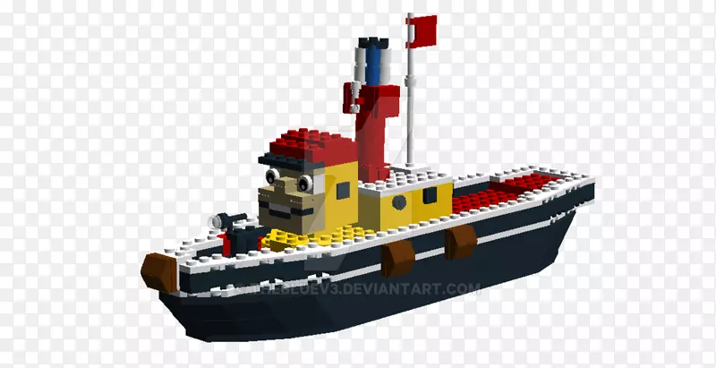 重型船舰建筑玩具废弃徽章