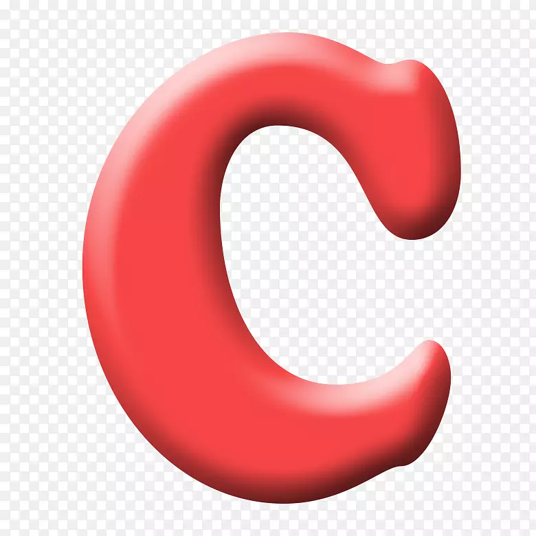 产品设计口字体.红色字母c