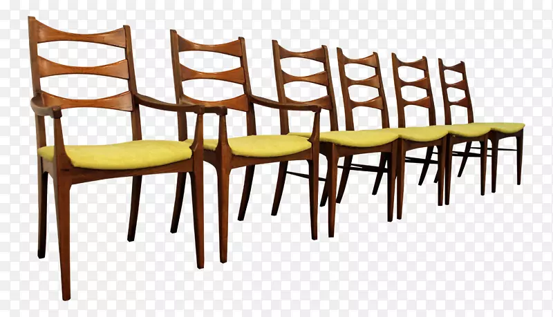 世纪中叶的丹麦现代椅子现代餐桌