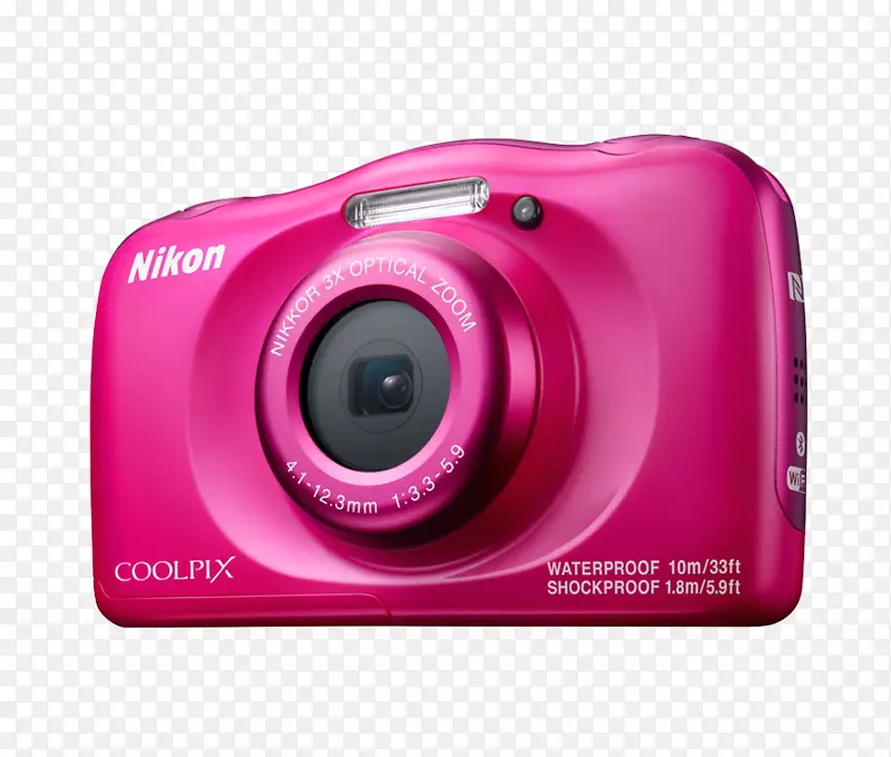Nikon Coolpix W 100 Nikon Coolpix S33点拍摄相机Nikon Coolpix a 100照相机