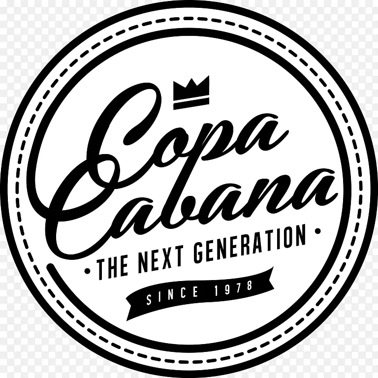 徽标waarloos品牌字体Copacabana-下一代-科帕卡巴纳海滩里约热内卢巴西