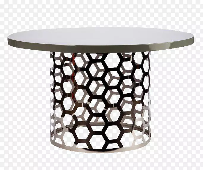 咖啡桌，餐室，垫子，金属-灰色餐桌