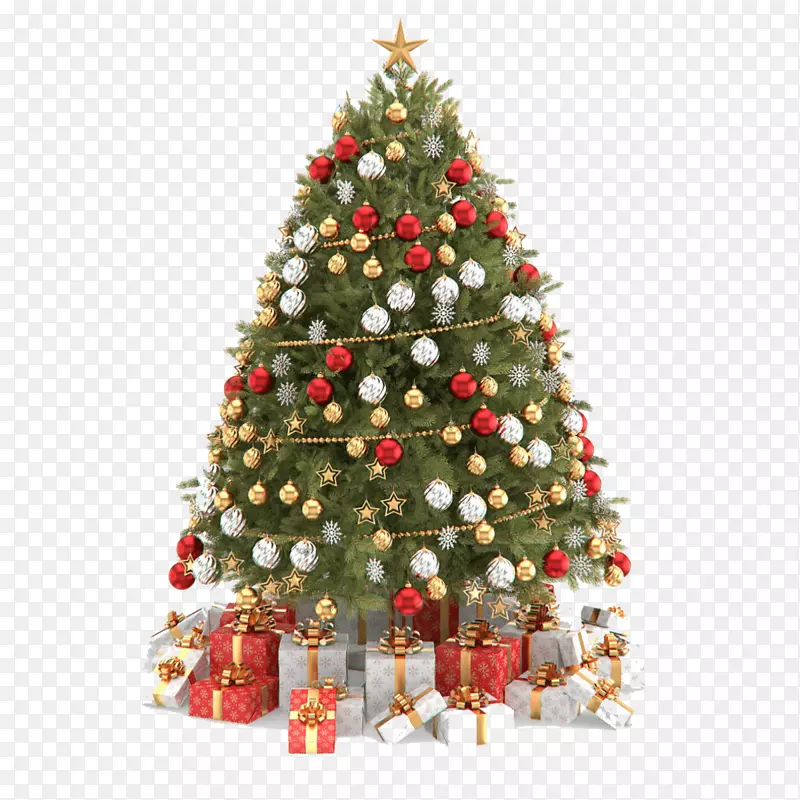 圣诞树png图片圣诞日剪贴画图片圣诞树