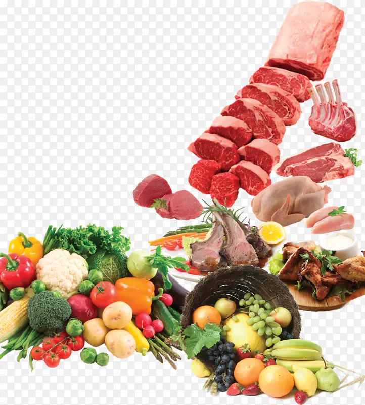 蔬菜、水果、肉类、食品.蔬菜