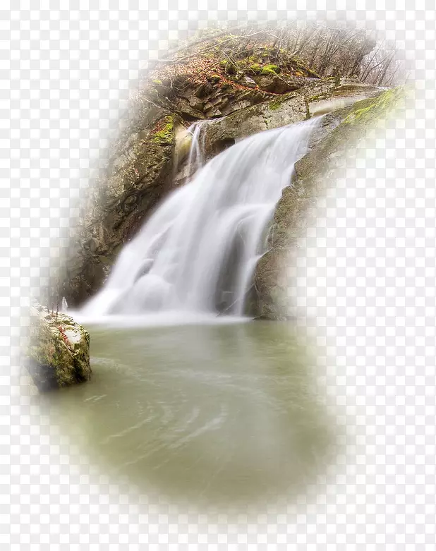 高动态范围成像摄影弹簧摄影艺术是随心所欲的时尚.-弗吉尼亚瀑布自然桥