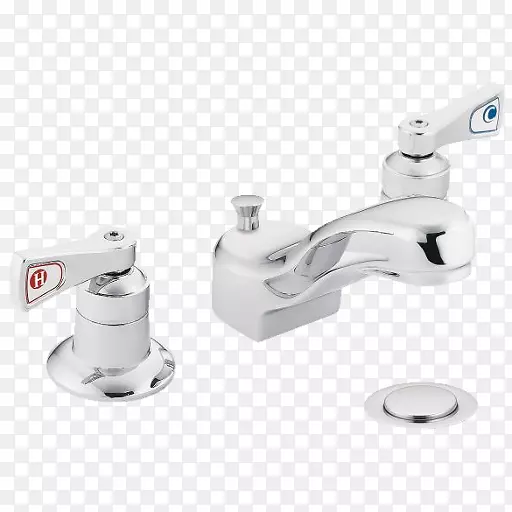 水龙头手柄和控制MOEN商用手柄，厕所水龙头，浴室.实验室盘盆