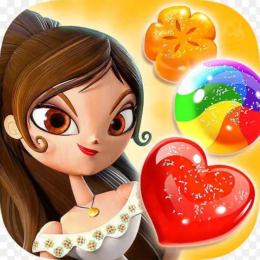 糖粉碎：无生命之书比赛3局.匹配3亚马逊视频游戏android-熊猫流行游戏商店应用程序