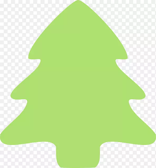 剪贴画圣诞树露天部分圣诞日-圣诞树