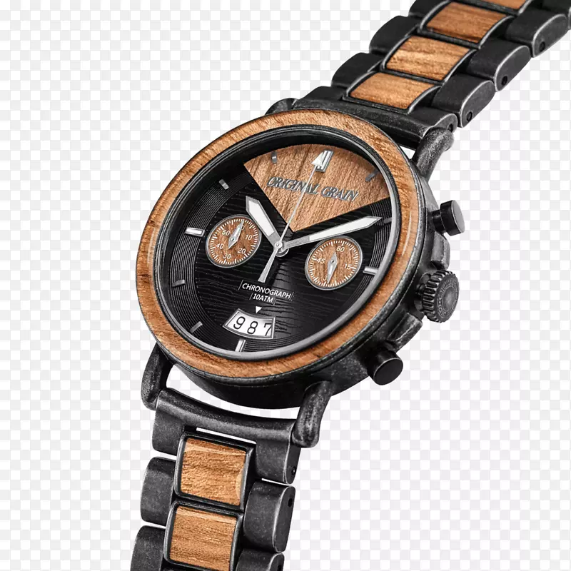 原装谷物手表Alterra计时仪原始谷物公司。手表乐队-手表