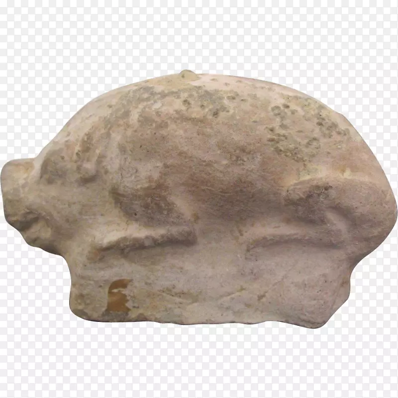 岩石颌骨石雕制品头盖骨岩石