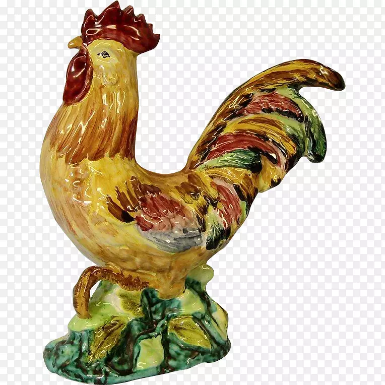 公鸡雕像陶瓷鸡