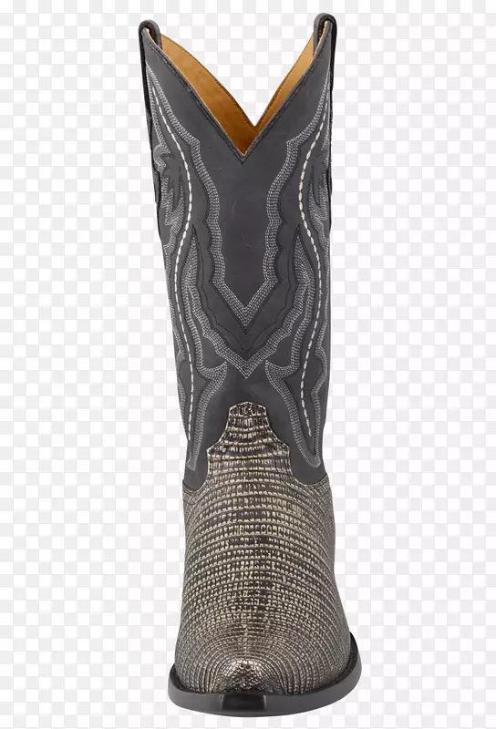 牛仔靴鞋蜥蜴-无扣过度装饰设计