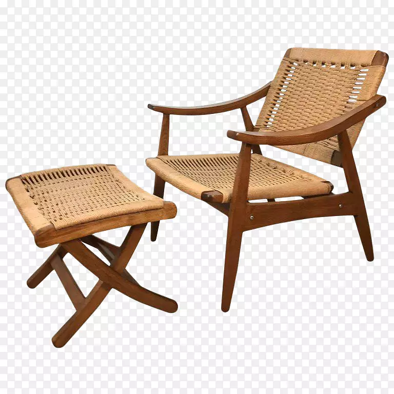 Eames躺椅和脚凳-桌子