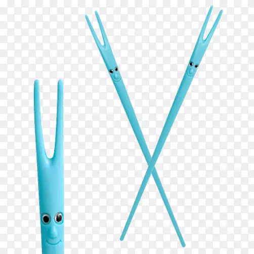 乒乓球筷子彩色蓝桌