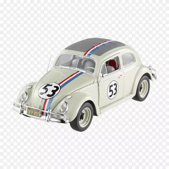 Herbie Volkswagen甲虫压铸玩具热轮-大众