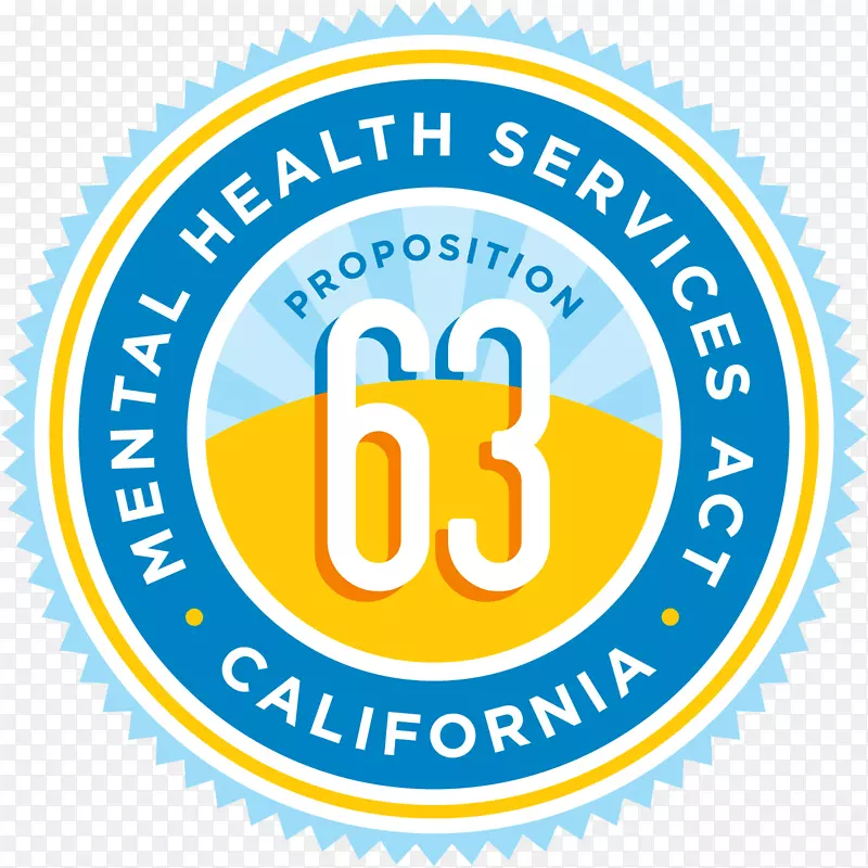 加州心理健康服务法洛杉矶县精神健康局加州63号提案标志