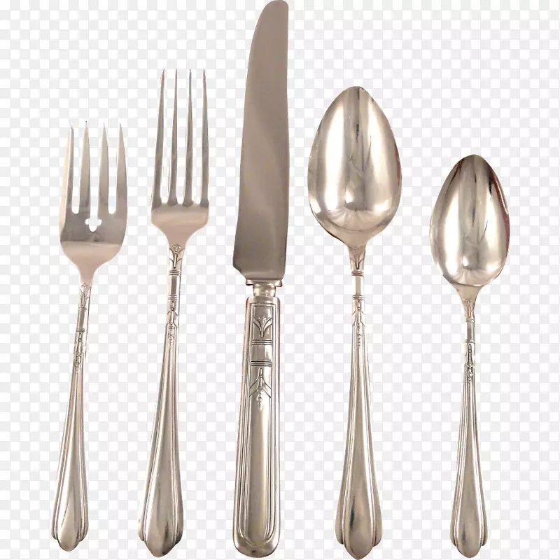 叉子，奥奈达社区餐具，家用银叉