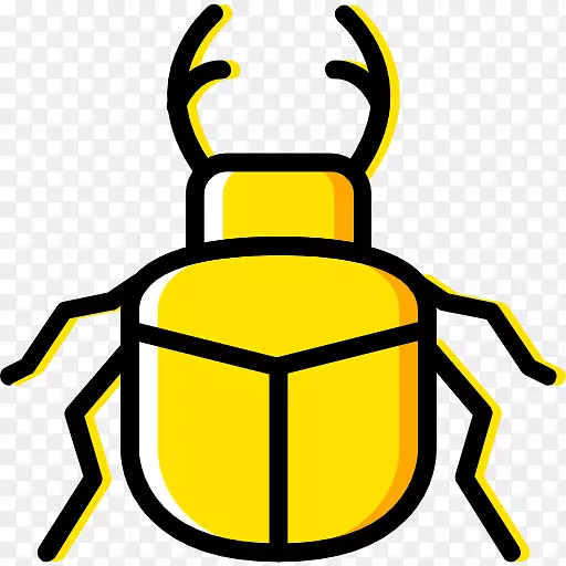 甲虫计算机图标可伸缩图形插图-甲虫