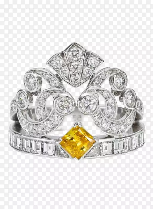 结婚戒指，钻石珠宝，面包车和Arpels-戒指