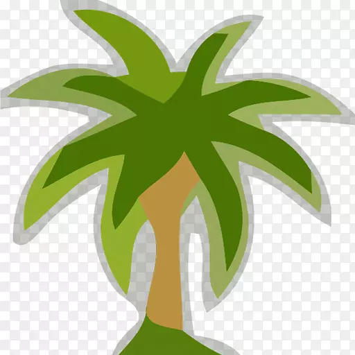椰子剪贴画棕榈树椰子树椰枣椰子