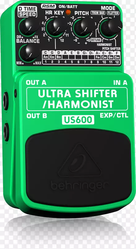 Behringer超移相器/谐波U 600效果处理器&踏板电吉他Behringer微混合mx 400吉他