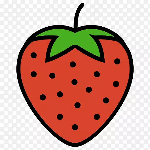草莓计算机图标查找器剪贴画应用软件-草莓