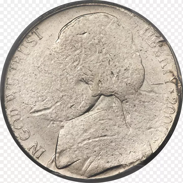 硬币杰斐逊镍铸币错误骡子硬币