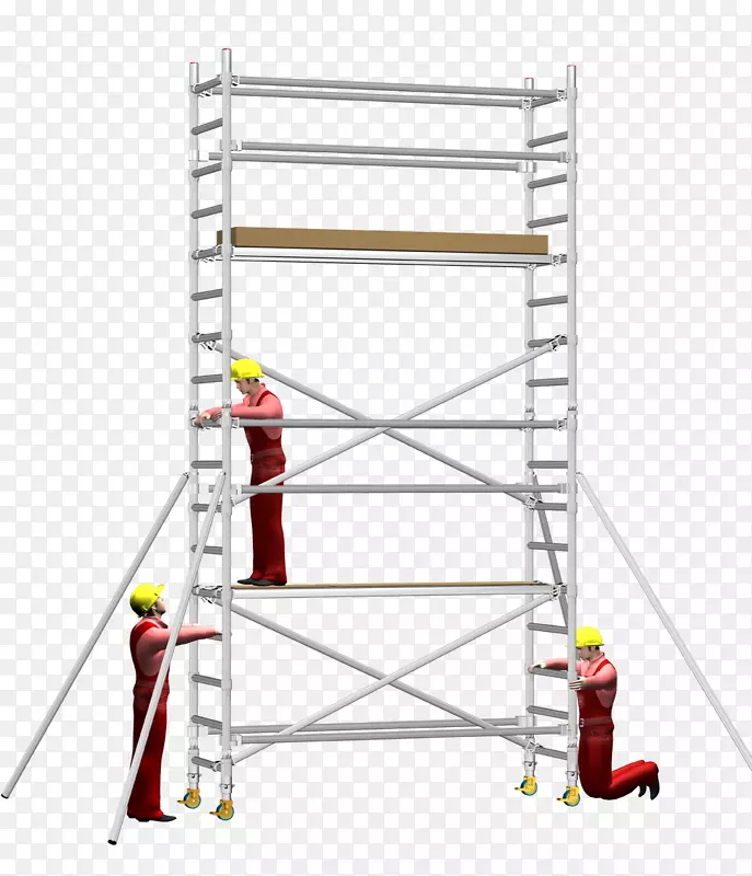 脚手架铝梯结构桁架梯