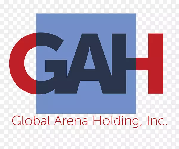 徽标OTCBB：gahc全球竞技场控股公司品牌字体