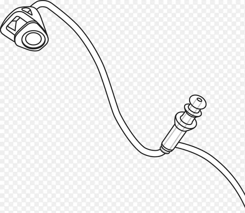 西门子微型接收器防蜡器耳机产品设计.连接线