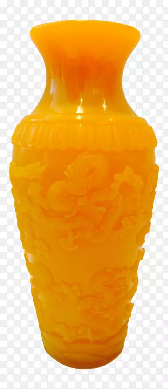 花瓶陶瓷瓮橙色S.A.-花瓶