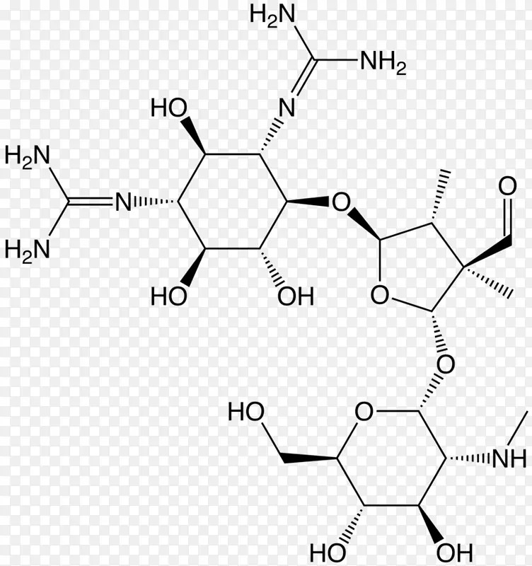链霉素结构抗生素氨基糖苷新霉素
