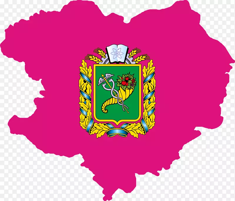 哈尔科夫卢汉斯克州图形Flaga obwodu charkowskigo标志
