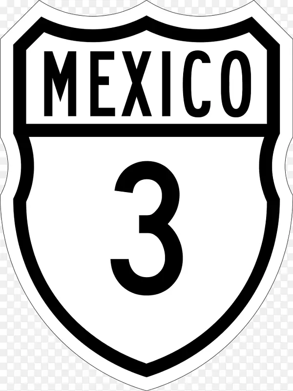 墨西哥联邦高速公路3剪辑艺术品牌威士忌黑白750毫升标志