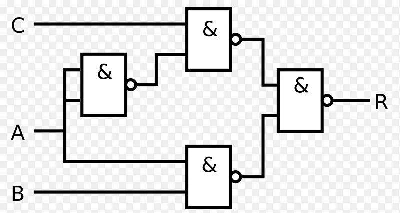 nnd门维基媒体共用逻辑门或门电子电路组合逻辑