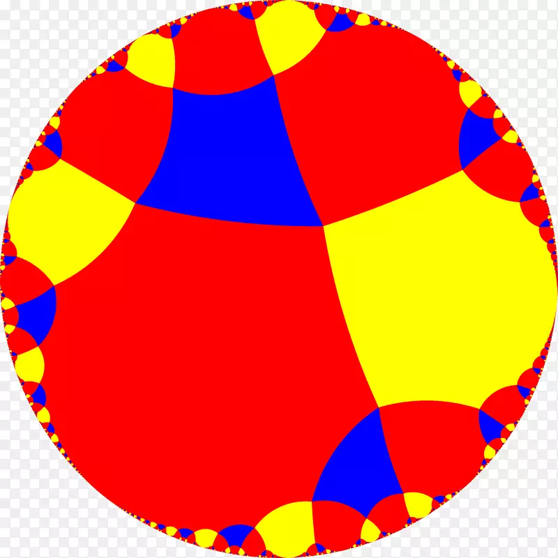 圆点对称双曲几何圆