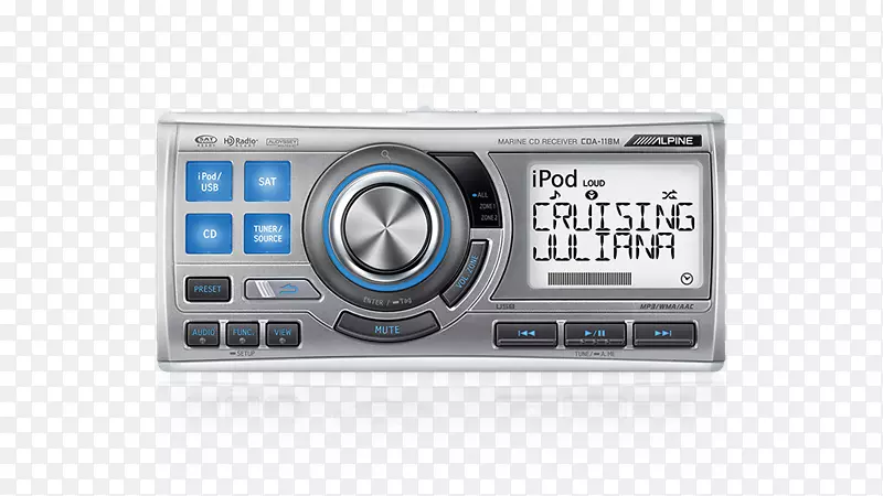 汽车音响高寒电子高寒CDA-118米海洋CD接收机无线电接收机iPod