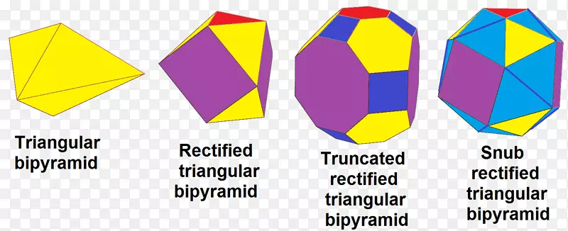 三角形双棱锥多面体三角形双锥体分子几何-三角形