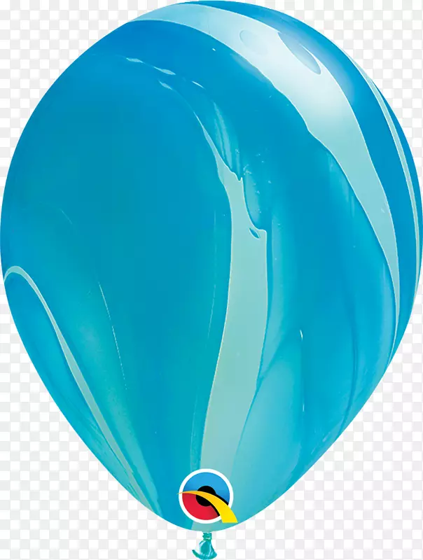 气球蓝玛瑙彩虹紫罗兰气球