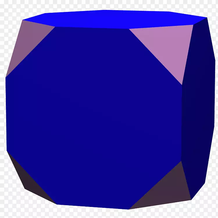 柏拉图式立体多边形截断三维空间角