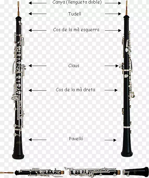 单簧管低音双簧管短笛乐器