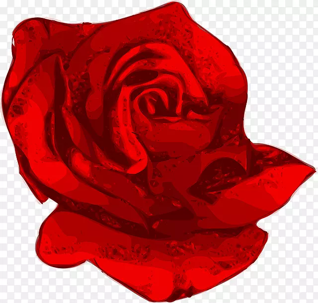 图形玫瑰花剪贴画图像-玫瑰