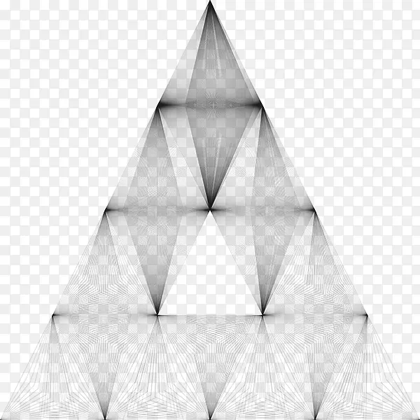 三角形对称乘积图案.阿迪达斯流光